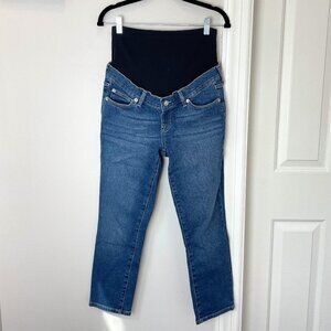 GAP Maternity True Waistband Full Panel Vintage Slim Jeans - Medium Wash 27S